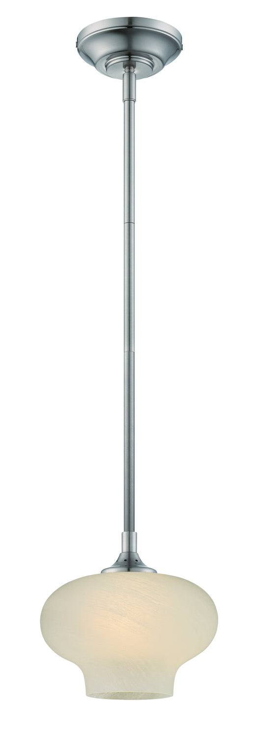 Eco-Gem LED Mini Pendant in Satin Platinum