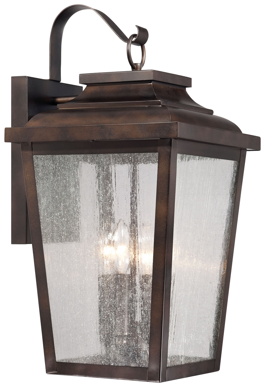 Irvington Manor Four Light Wall Mount in Chelesa Bronze
