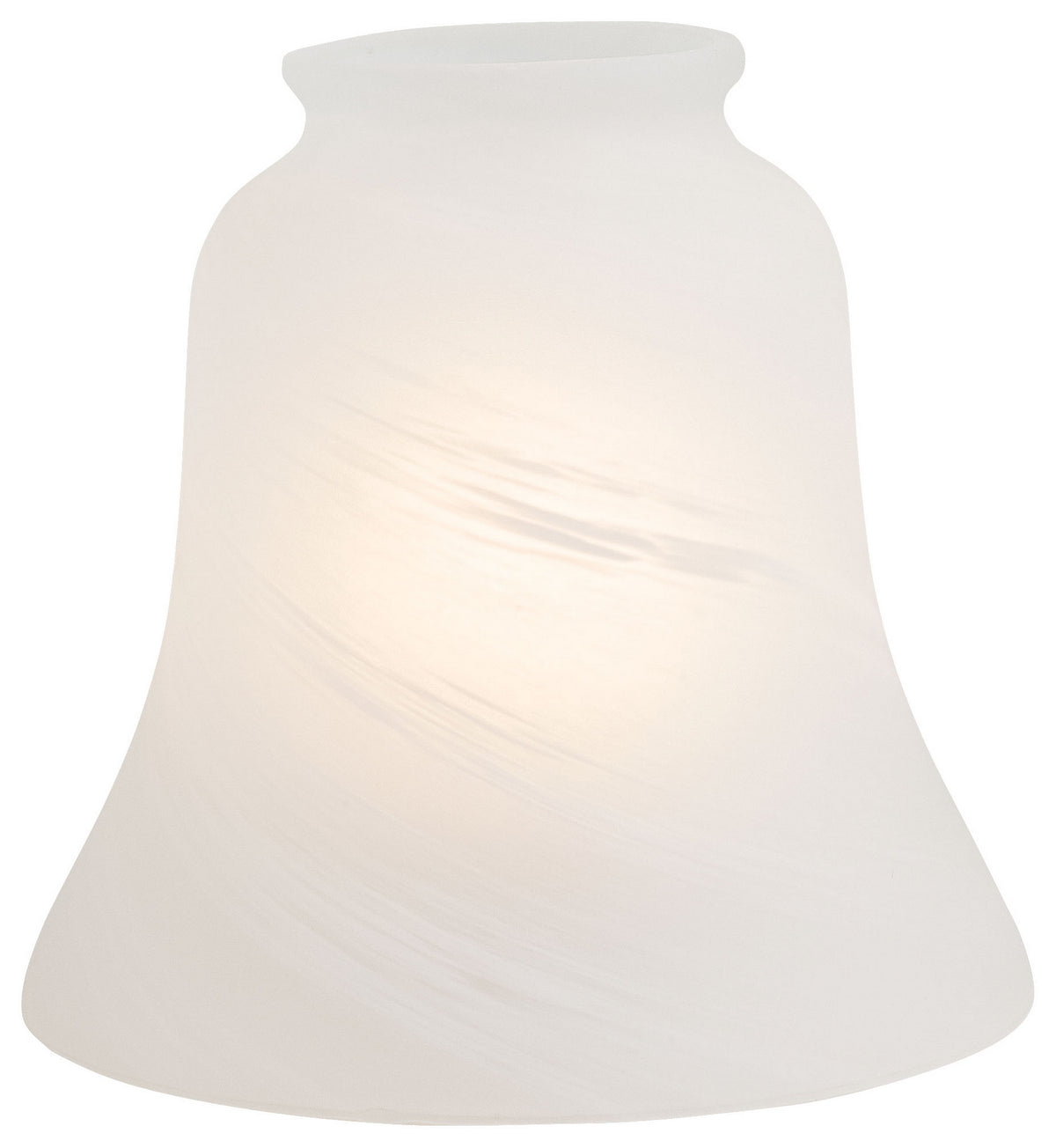 Minka Aire Glass Shade in Etched Marble