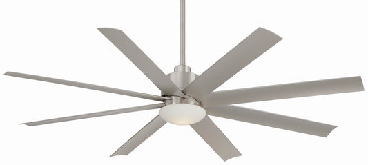 Slipstream 65" Ceiling Fan in Brushed Nickel Wet