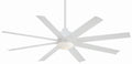 Slipstream 65" Ceiling Fan in Flat White