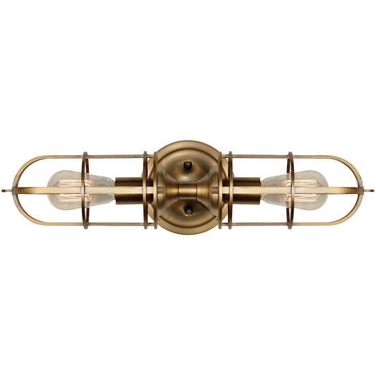 Generation Lighting - WB1704DAB - Two Light Wall Bracket - Urban Renewal - Dark Antique Brass