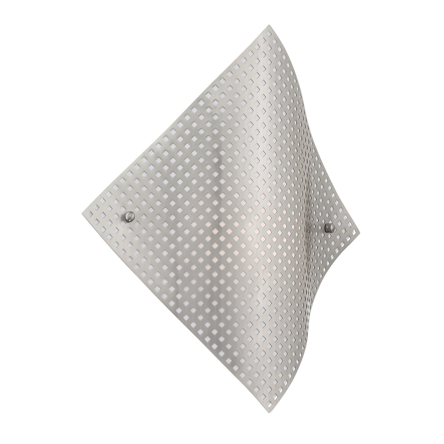 Grid One Light Wall Sconce in Brushed Nickel
