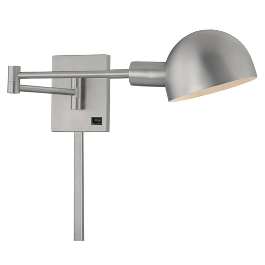 P3 LED Swing Arm Wall Sconce in Matte Brushed Nickel