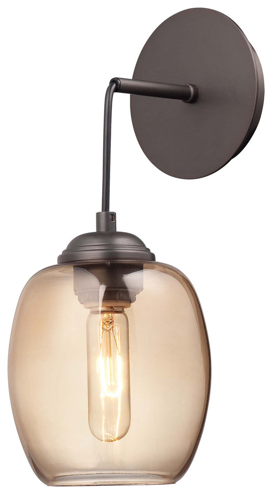 Bubble One Light Mini Pendant in Copper Bronze Patina