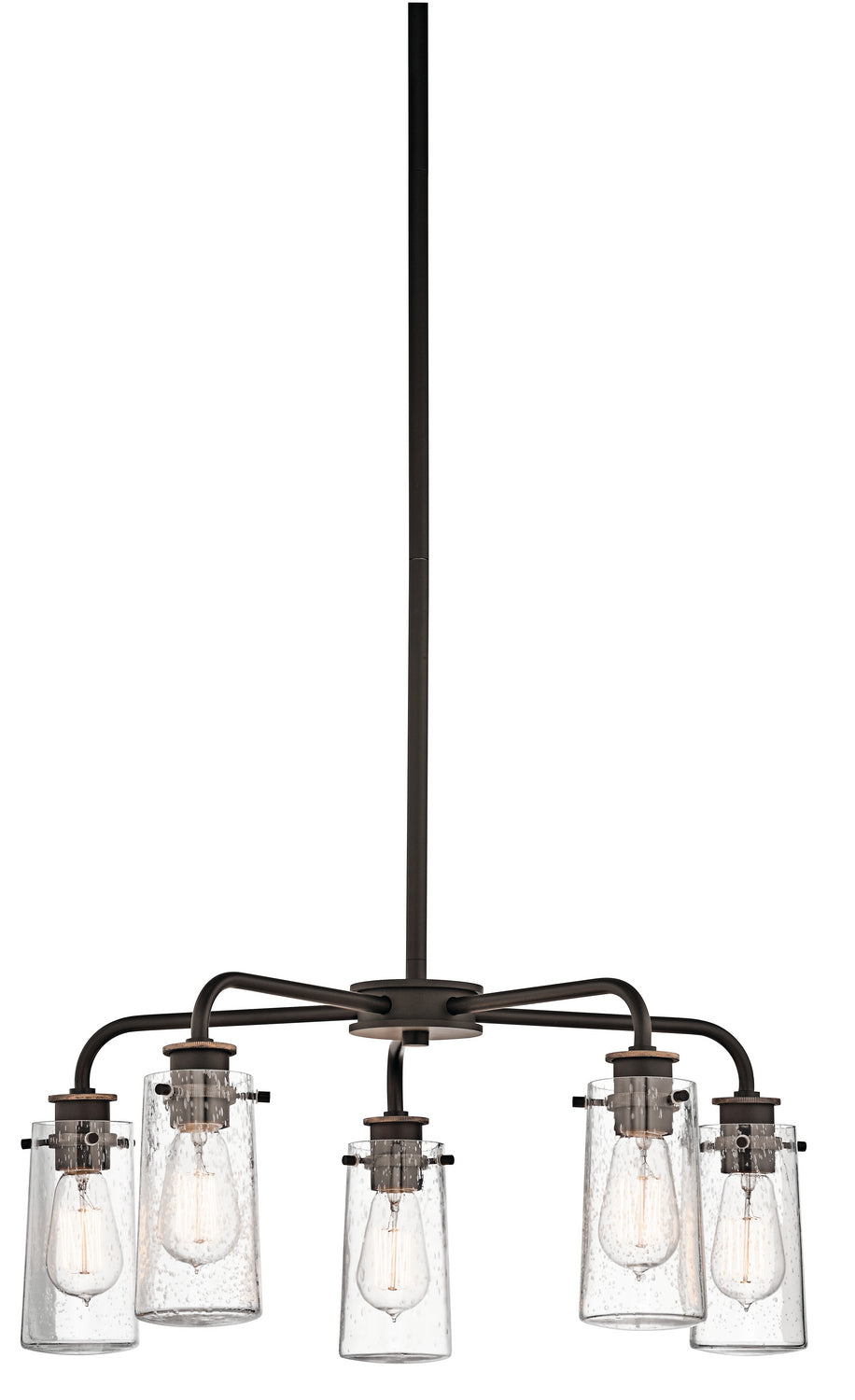 Braelyn Five Light Chandelier in Olde Bronze