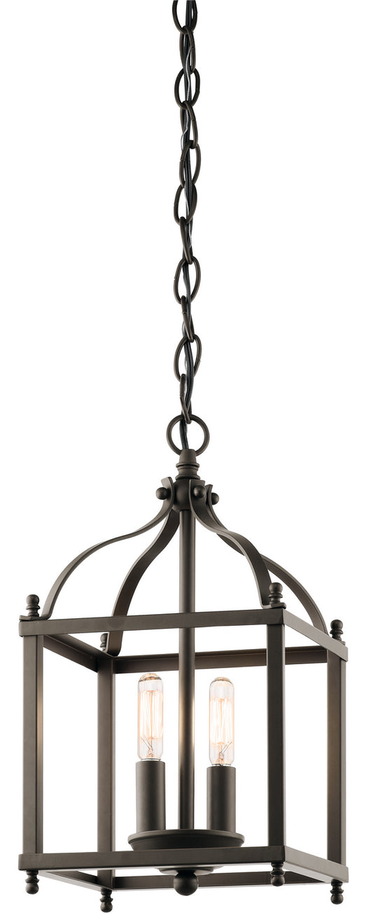 Larkin Two Light Pendant in Olde Bronze