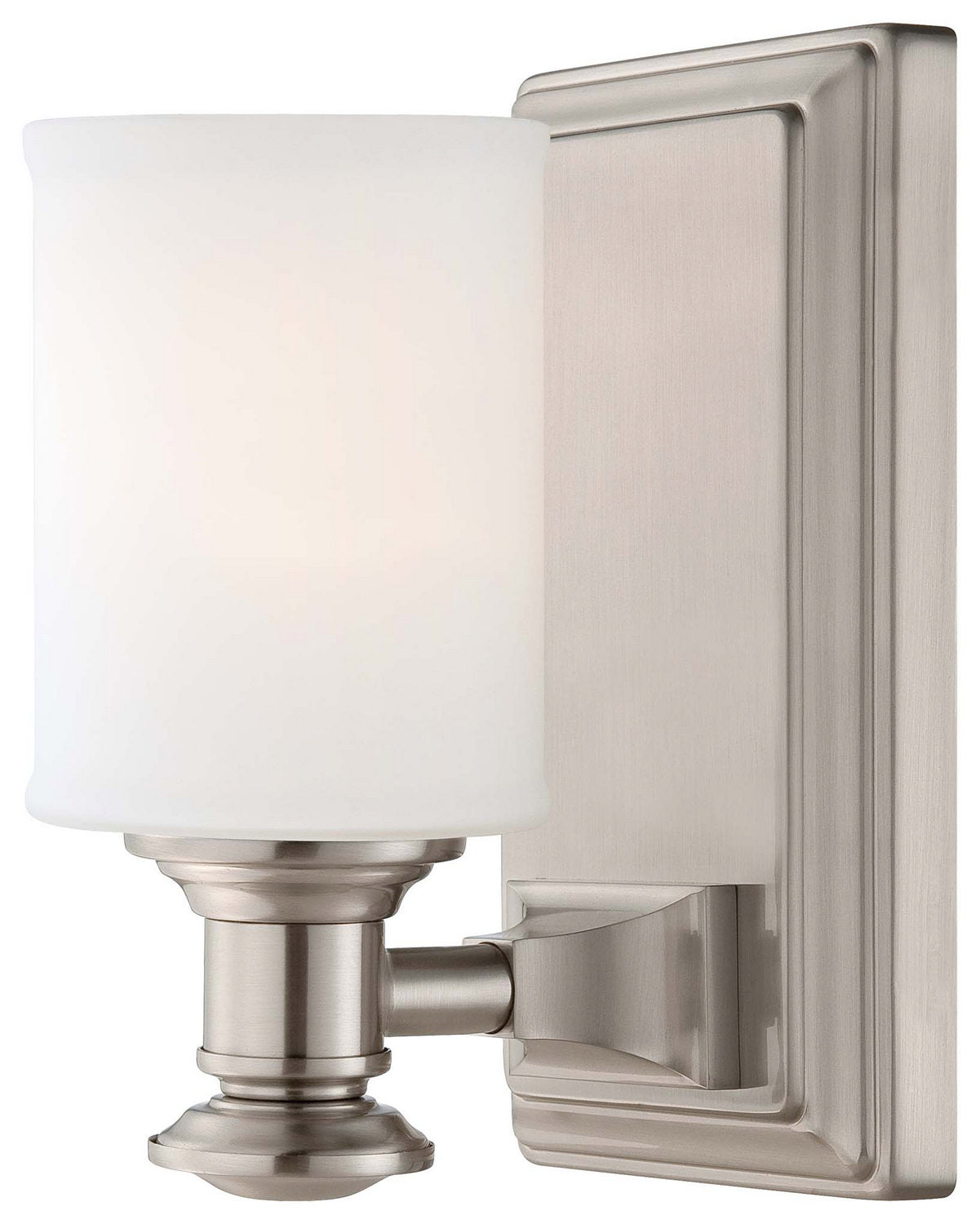Harbour Point One Light Bath in Brushed Nickel