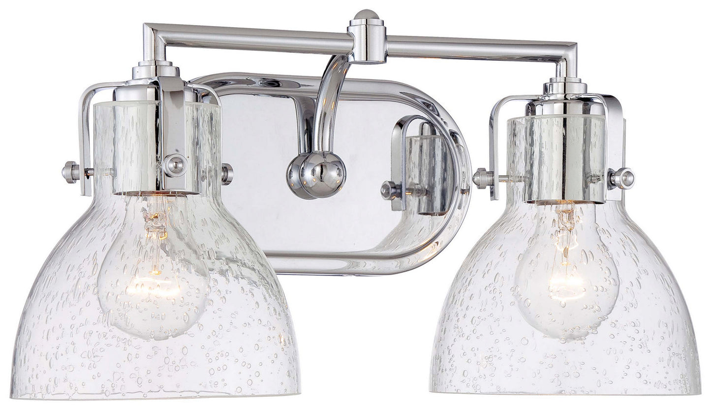 Two Light Bath in Chrome