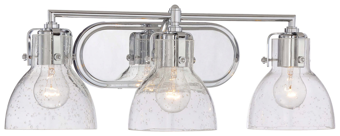 Three Light Bath in Chrome