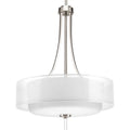 Progress Lighting - P5047-09 - Four Light Pendant - Invite - Brushed Nickel