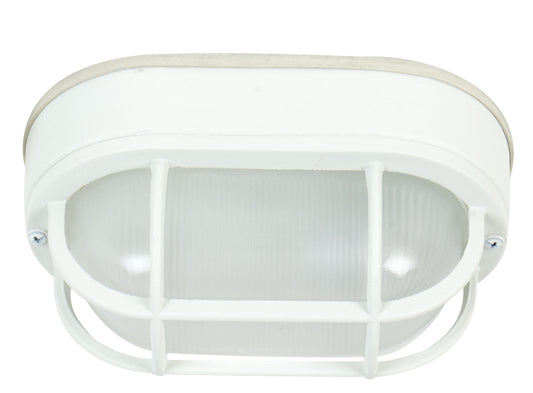 Craftmade - Z396-TW - One Light Flushmount - Bulkheads Oval and Round - Textured White