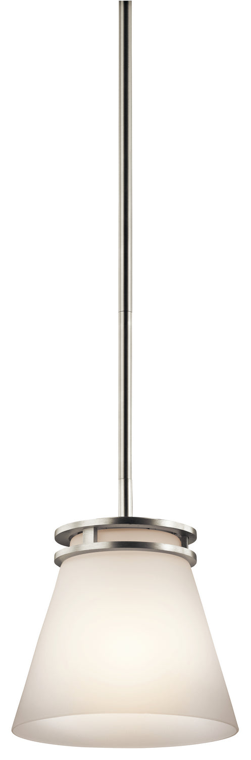 Hendrik One Light Mini Pendant in Brushed Nickel
