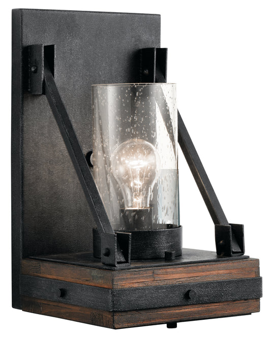 Colerne One Light Wall Sconce in Auburn Stained Finish