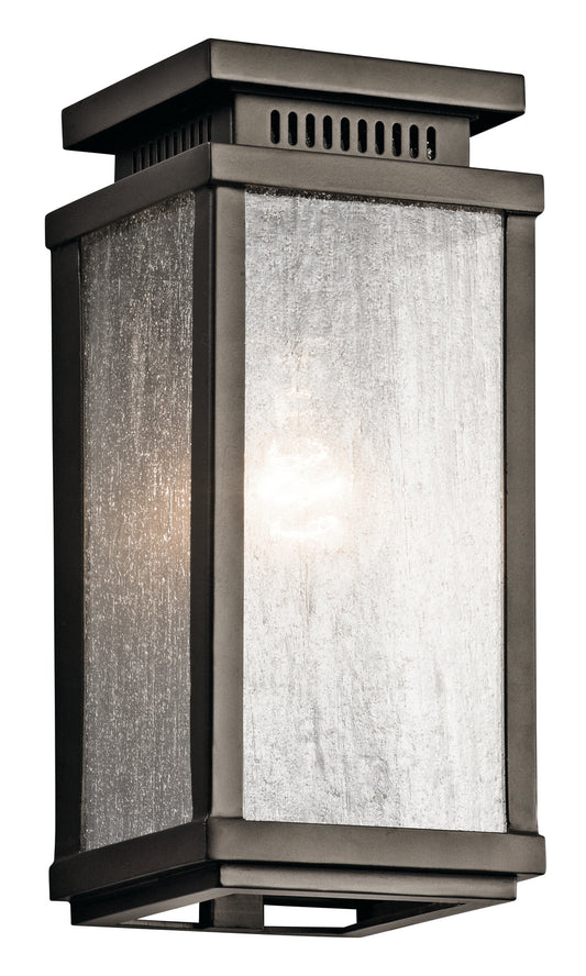 Manningham One Light Outdoor Wall Mount in Olde Bronze