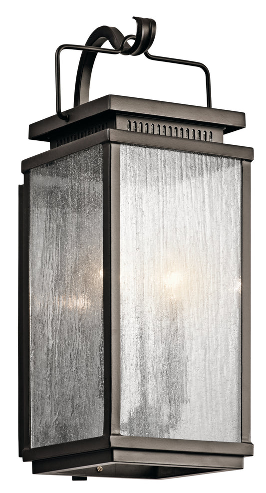 Manningham Two Light Outdoor Wall Mount in Olde Bronze