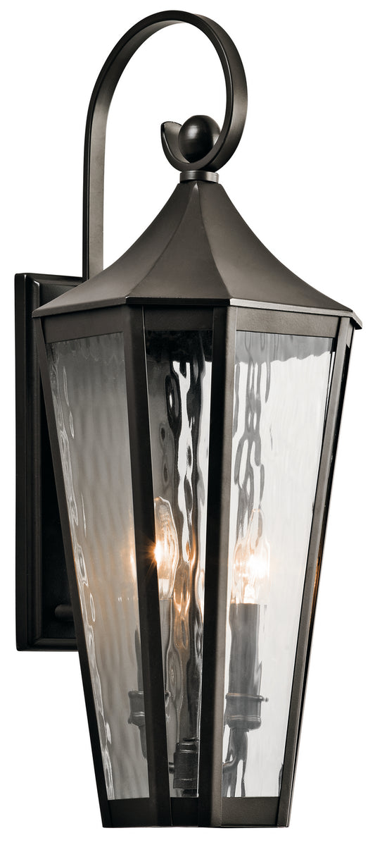 Rochdale Two Light Outdoor Wall Mount in Olde Bronze