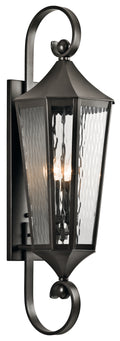 Rochdale Four Light Outdoor Wall Mount in Olde Bronze