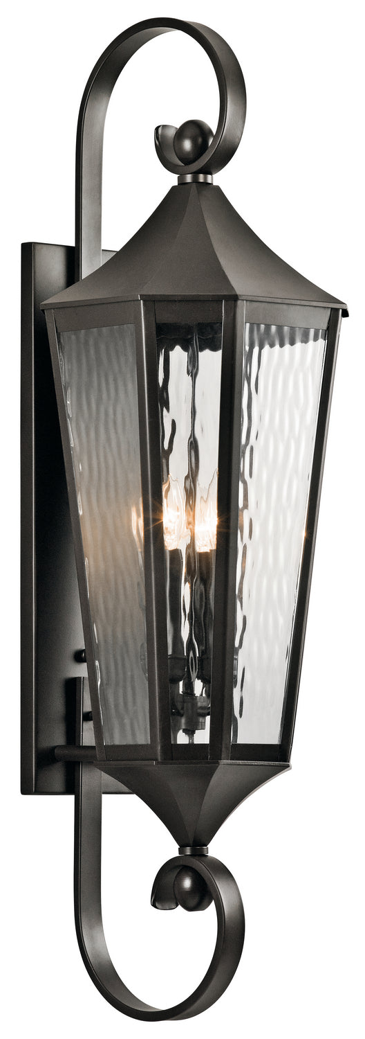 Rochdale Four Light Outdoor Wall Mount in Olde Bronze