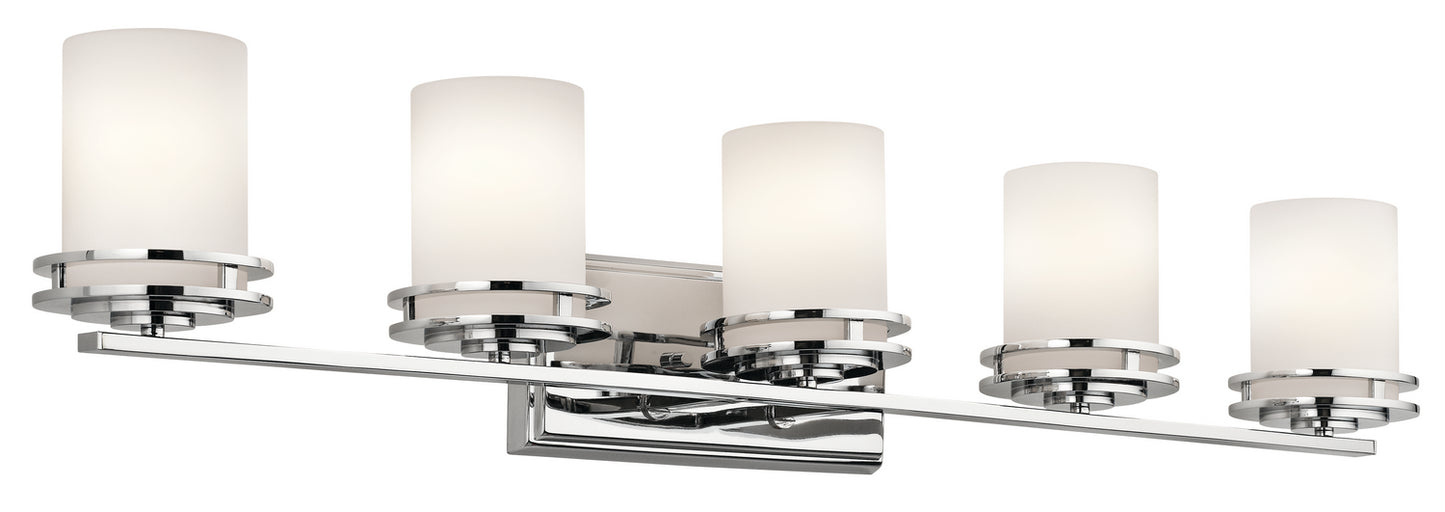 Hendrik Five Light Bath in Chrome