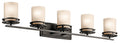 Hendrik Five Light Bath in Olde Bronze