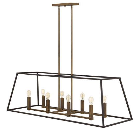 Fulton LED Pendant in Bronze
