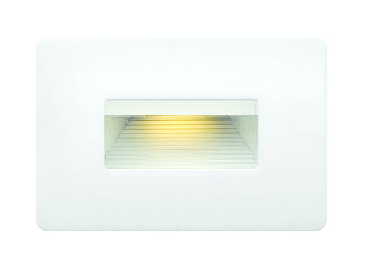 Luna LED Step Light in Satin White