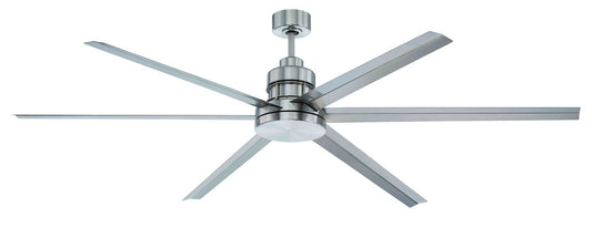 Mondo 72 72" Ceiling Fan in Brushed Polished Nickel
