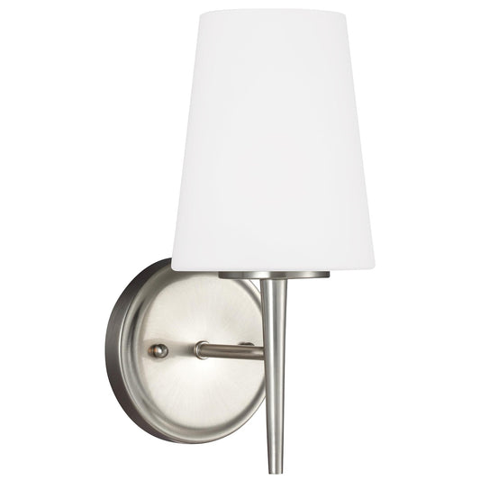 Driscoll One Light Wall / Bath Sconce in Brushed Nickel