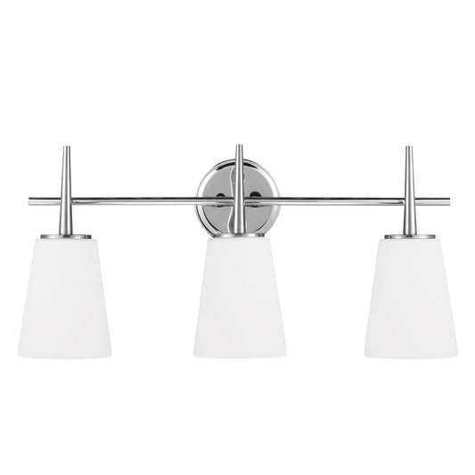 Generation Lighting - 4440403-05 - Three Light Wall / Bath - Driscoll - Chrome
