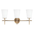 Generation Lighting - 4440403-848 - Three Light Wall / Bath - Driscoll - Satin Brass
