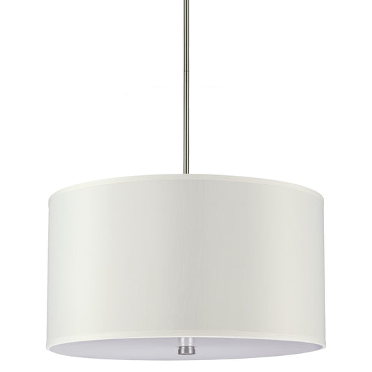 Dayna Shade Pendants Four Light Pendant in Brushed Nickel