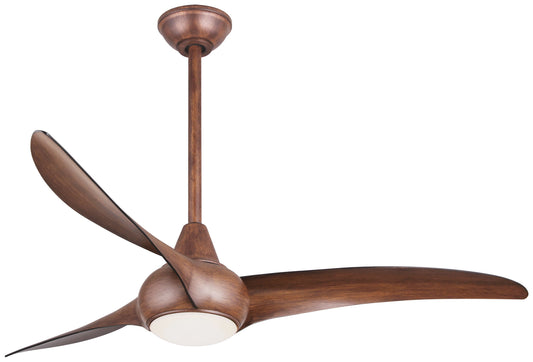 Light Wave 52"Ceiling Fan in Distressed Koa