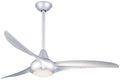 Light Wave 52"Ceiling Fan in Silver