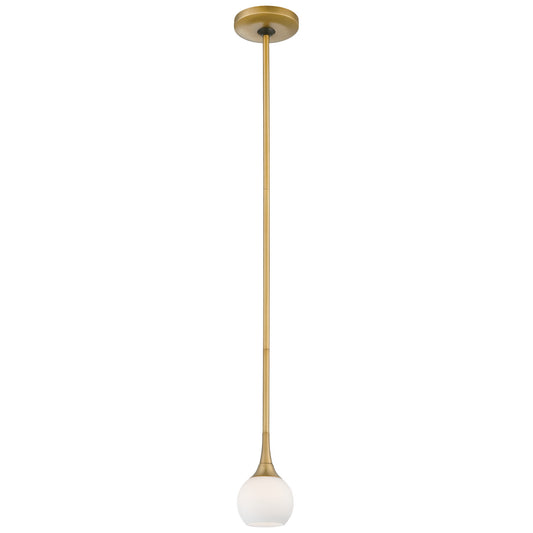 Pontil One Light Mini Pendant in Honey Gold