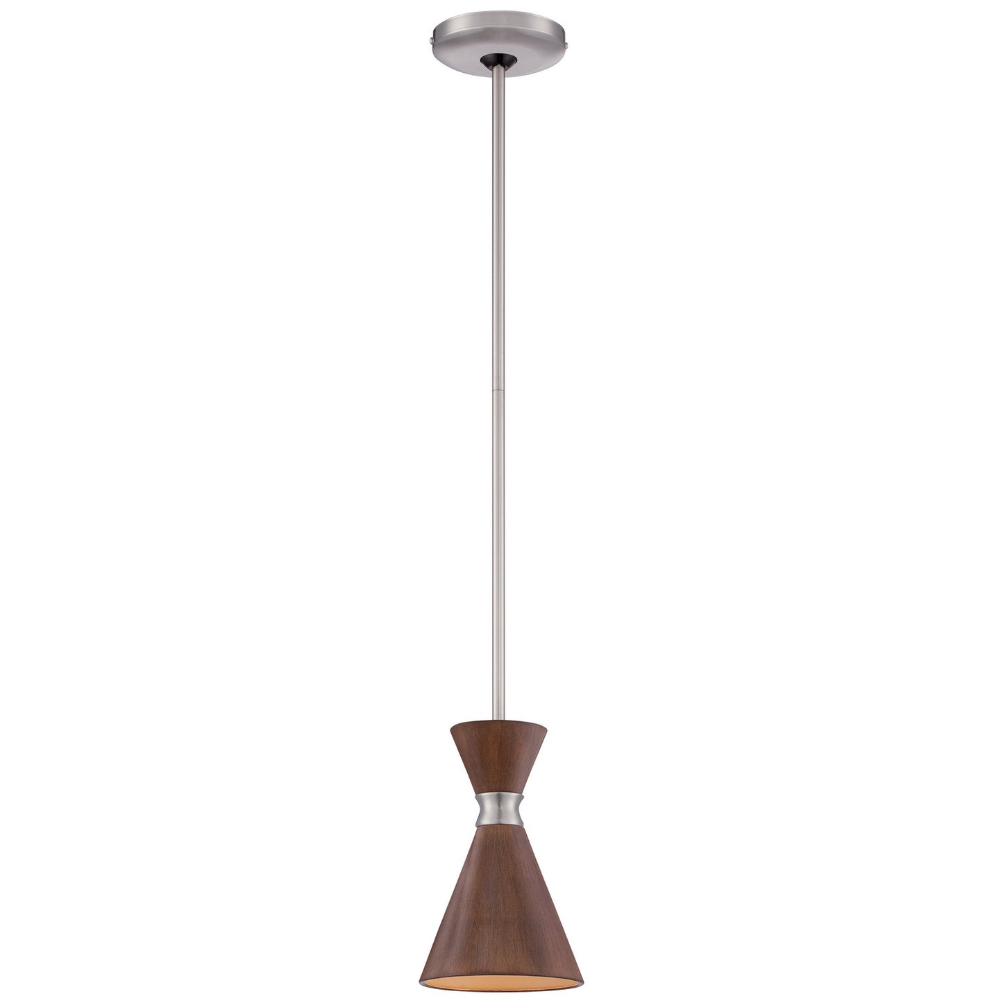 George Kovacs - P1821-651 - One Light Mini Pendant - Conic - Brushed Nickel