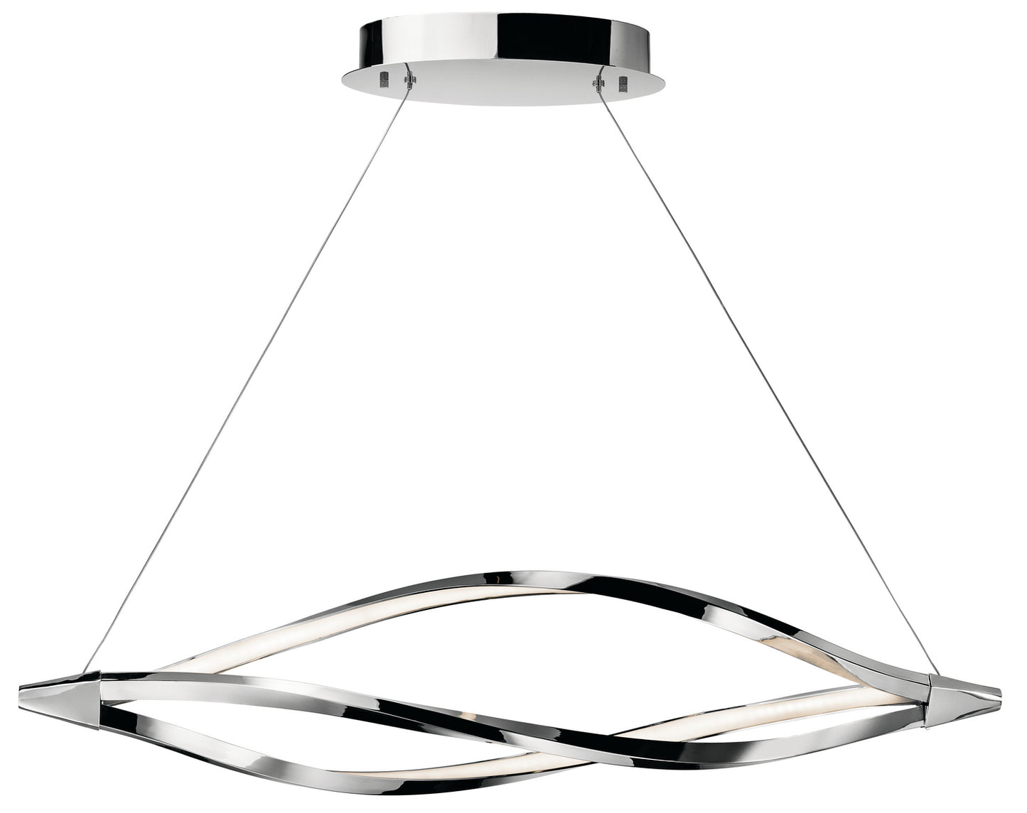 Meridian LED Chandelier in Chrome