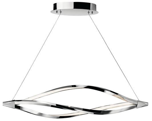 Meridian LED Chandelier in Chrome