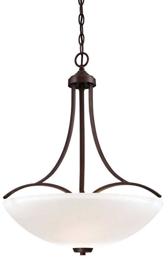 Overland Park Three Light Pendant in Vintage Bronze