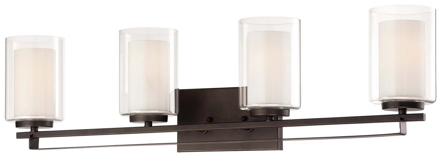 Parsons Studio Four Light Bath in Smoked Iron