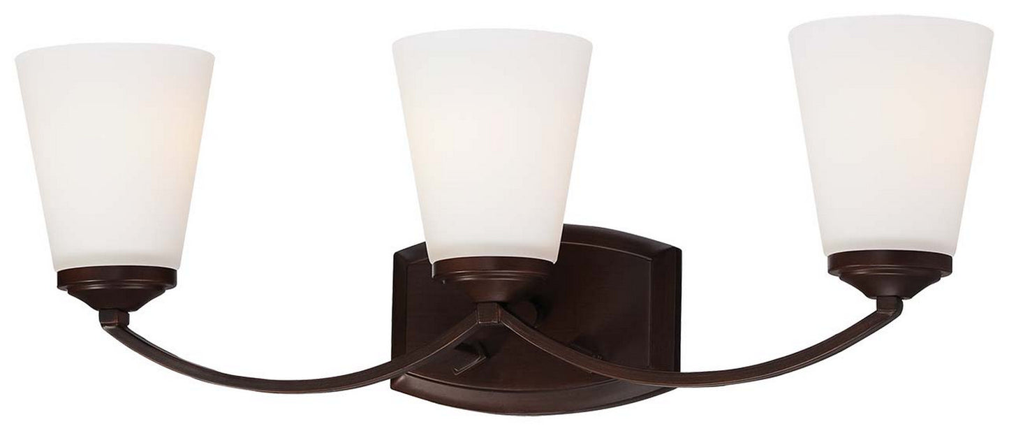 Overland Park Three Light Bath in Vintage Bronze