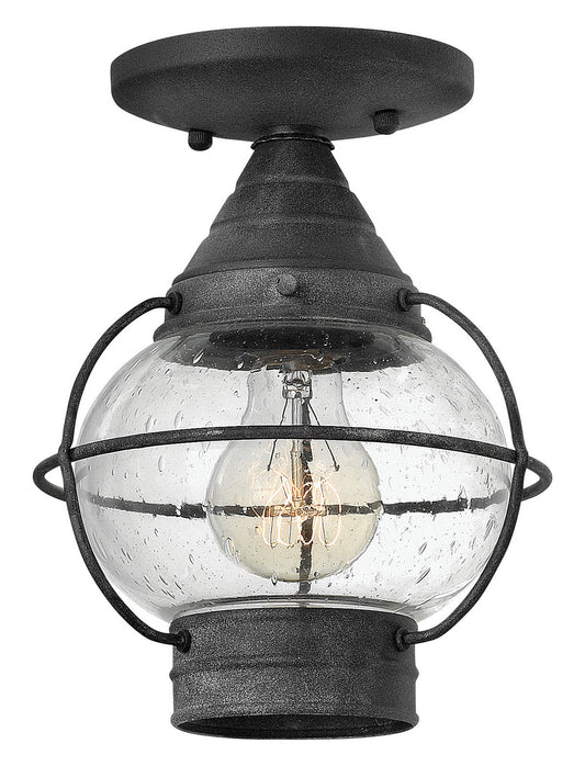 Cape Cod LED Convertible Flush Mount in Aged Zinc