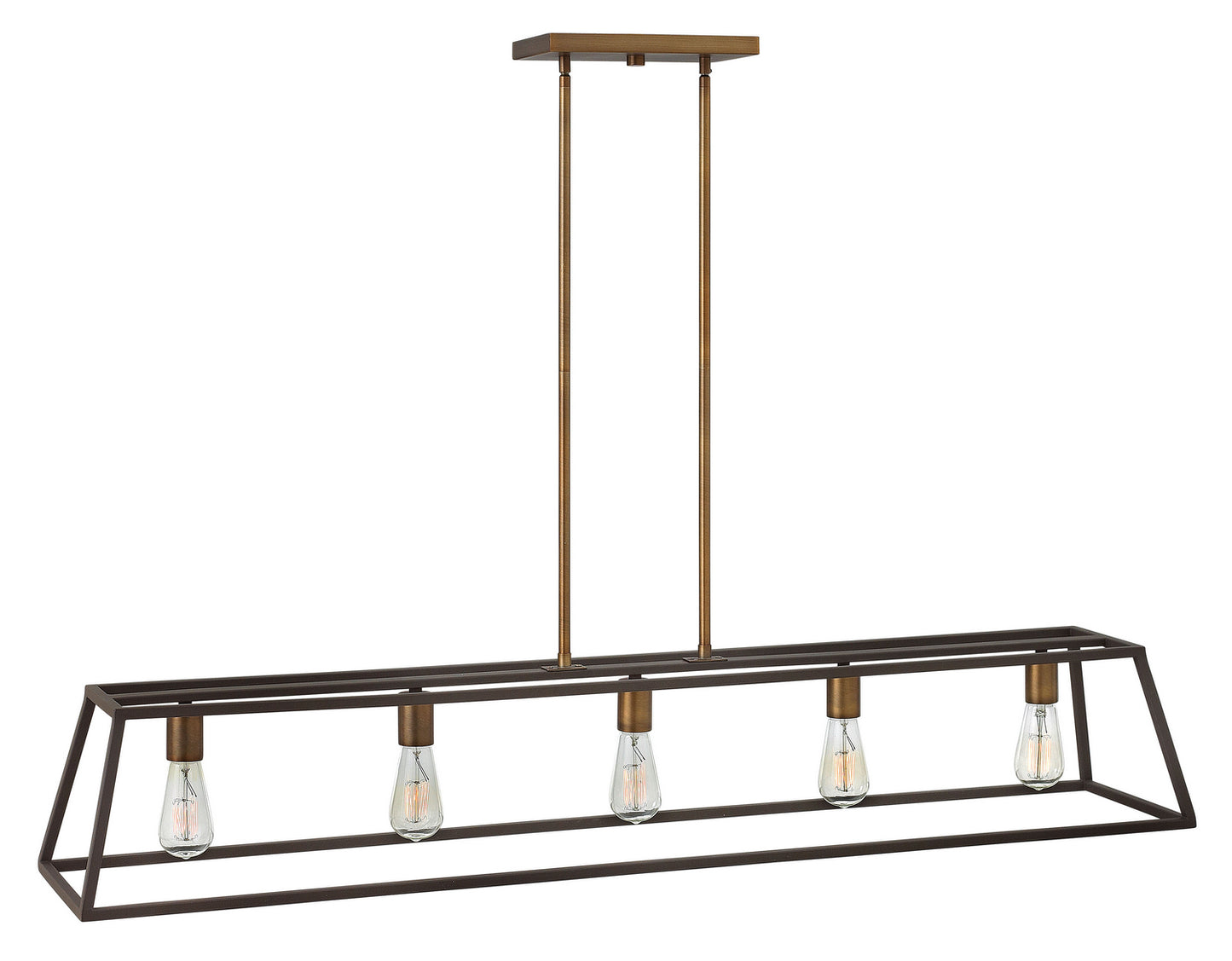 Fulton LED Chandelier in Bronze