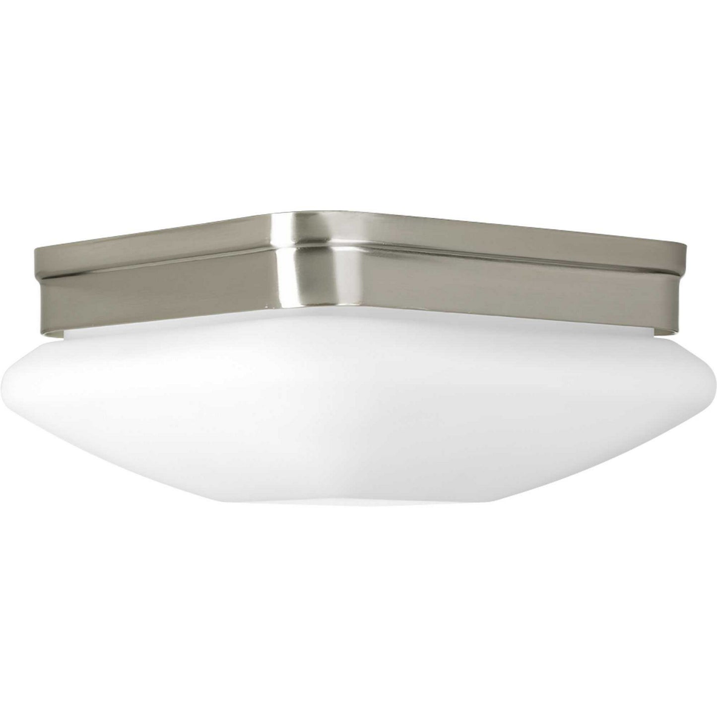 Appeal - Opal Two Light Flush Mount in Brushed Nickel