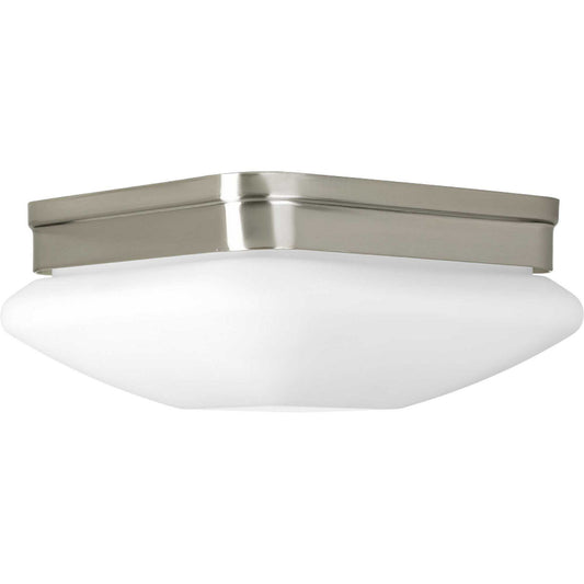Appeal - Opal Two Light Flush Mount in Brushed Nickel