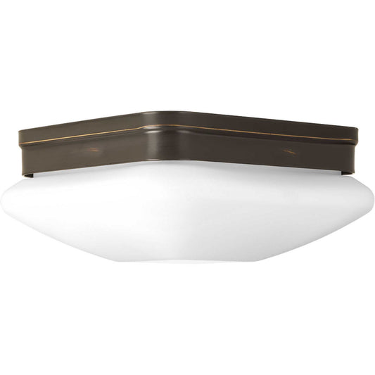 Appeal - Opal Two Light Flush Mount in Antique Bronze