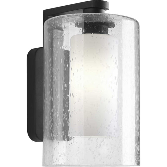 Compel One Light Wall Lantern in Black
