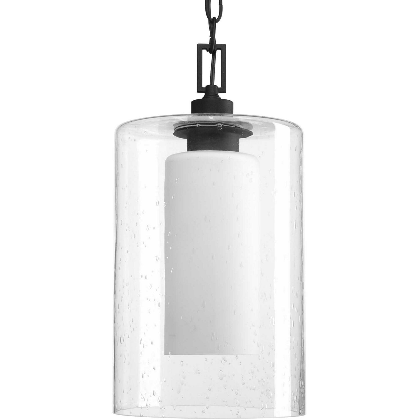 Compel One Light Hanging Lantern in Black