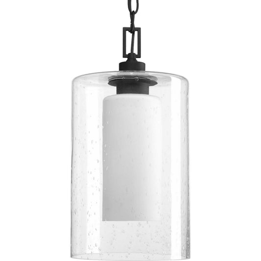 Compel One Light Hanging Lantern in Black