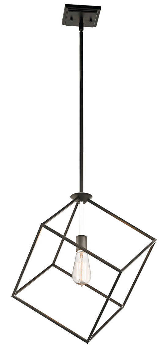 Cartone One Light Pendant in Olde Bronze